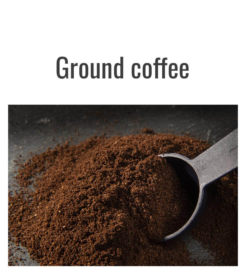 ground coffee